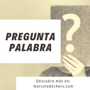 Pregunta palabra miedo, libertad, propósito